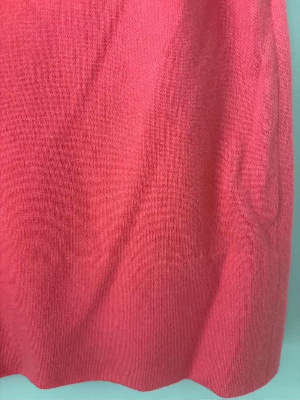 Vintage Ballantyne of Peebles 100% Cashmere Pink Knit Skirt - Picture 5 of 7